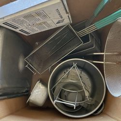 Box Of Misc. Restaurant Equipment 