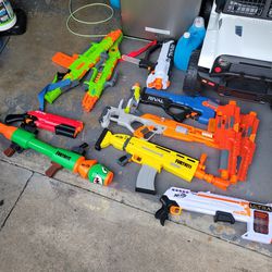 Nerf Guns And Laser 
