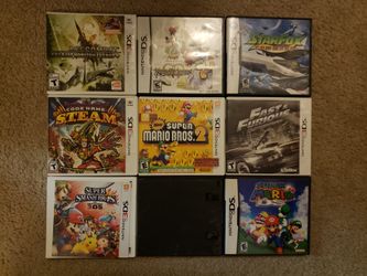 Nintendo 3ds games cases, no games included