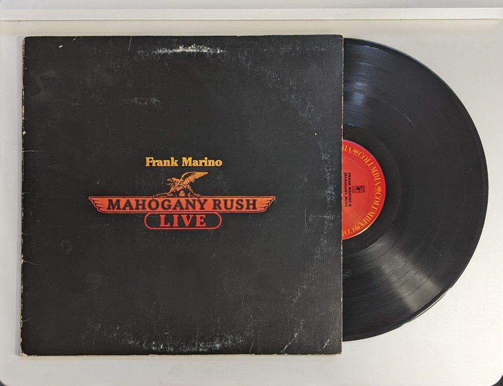 Frank Marino & Mahogany Rush LIVE Record Album Year 1978 USA Pressing
