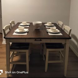 City Furniture High top Dining Room Table 