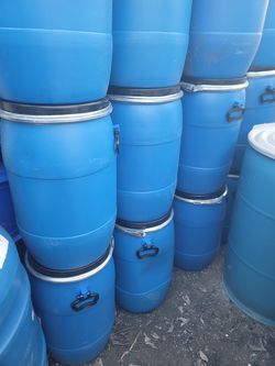 Small drums, 15 gallons