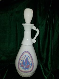 Vintage glass liquor decanter