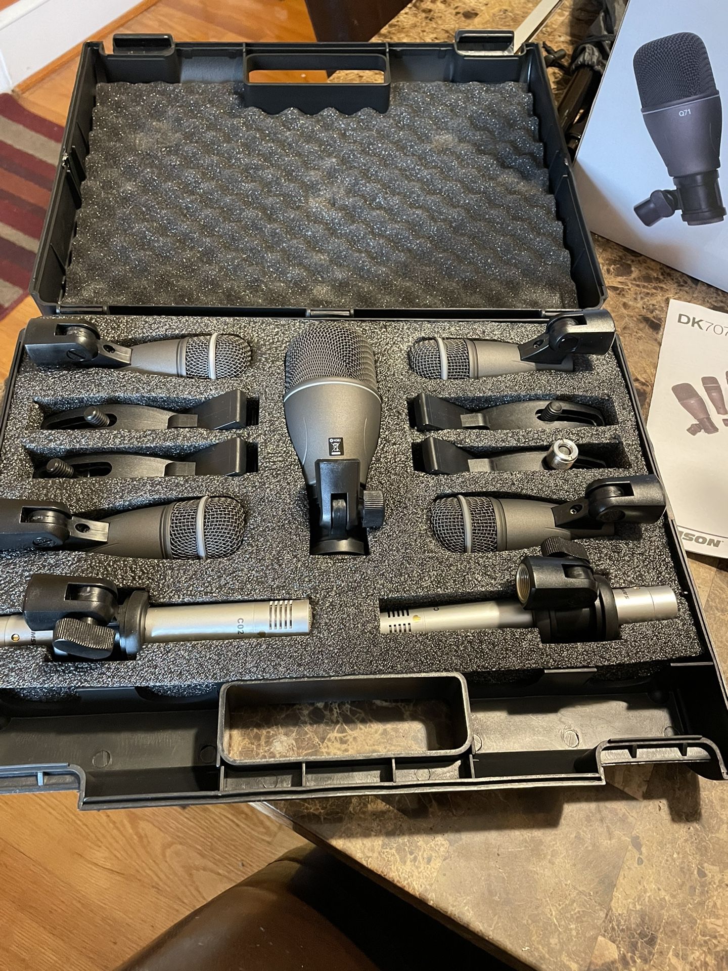 Samson Dk707 7-piece Drum Mic Kit
