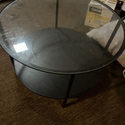 Round Glass Coffee Table