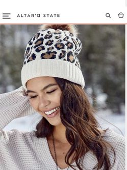 Altr’d State Leopard Beanie (new)