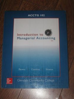 Managerial Accounting textbook