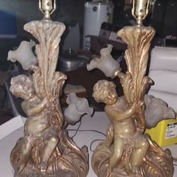 Set Of Antique Lamps