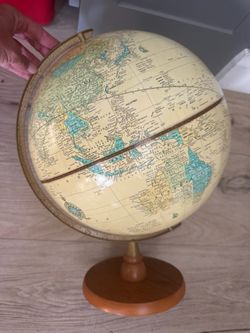 Vintage table top globe