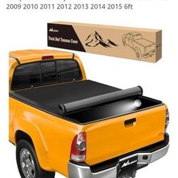 Nilight Soft Roll Up Truck Tonneau Bed Cover Toyota Tacoma 2005 -15 