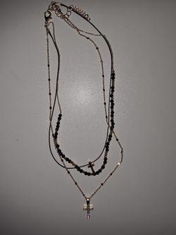 Cross Choker Necklace 