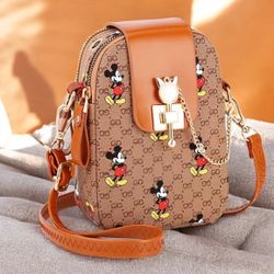"Colorful Mickey Mouse Small Crossbody Bag - Fun and Functional for Everyday Use"  
