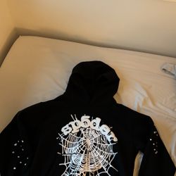 Black & White Sp5der Hoodie