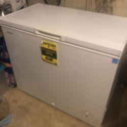 Out of order Hisence Chest Freezer