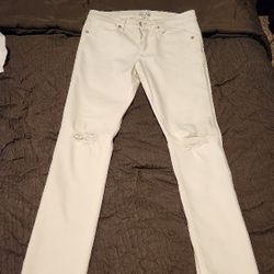 Womans Jeans:WHITE:SIZE 30