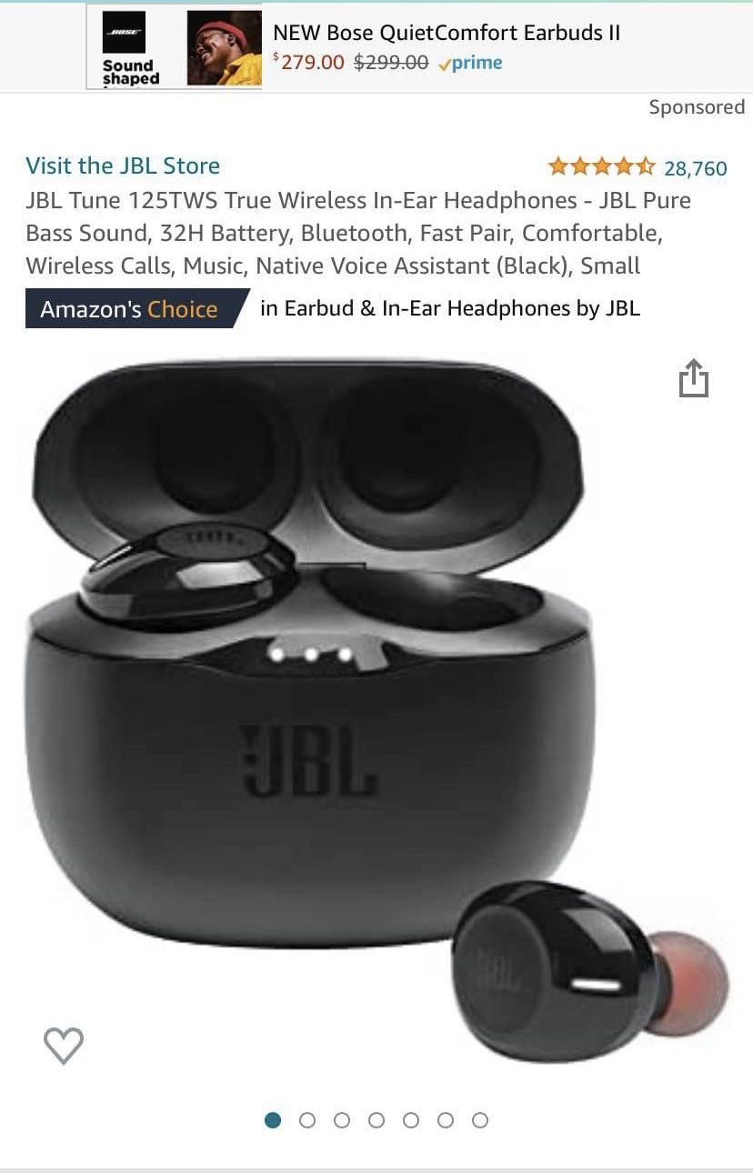 New in box. JBL wireless earbuds, Bluetooth. Pickup in Kirkwood. POOS 