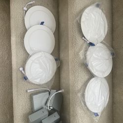 (6) 6 Inch Recessed Lights 