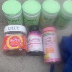 Bloom Nutrition, Olly Collagen, Neocell Collagen. Natures Bounty.