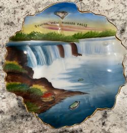 Vintage Niagara Falls Souvenir Plate Made in Japan