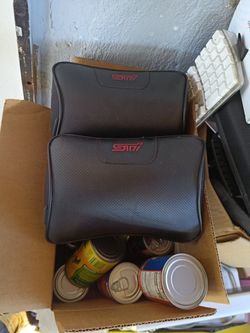 Subaru STI leather Neck Pillows