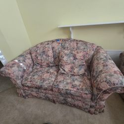Vintage Boho Couch And Loveseat