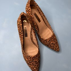 Leopard Print Flats – Rialto – Size 8 (EU 37.5)