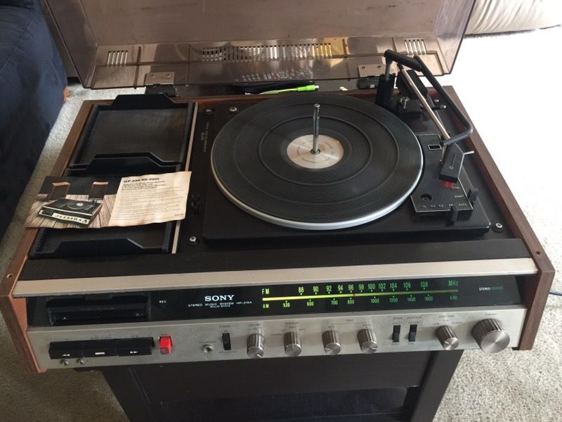 Sony Stereo Music System HP-219A Works All