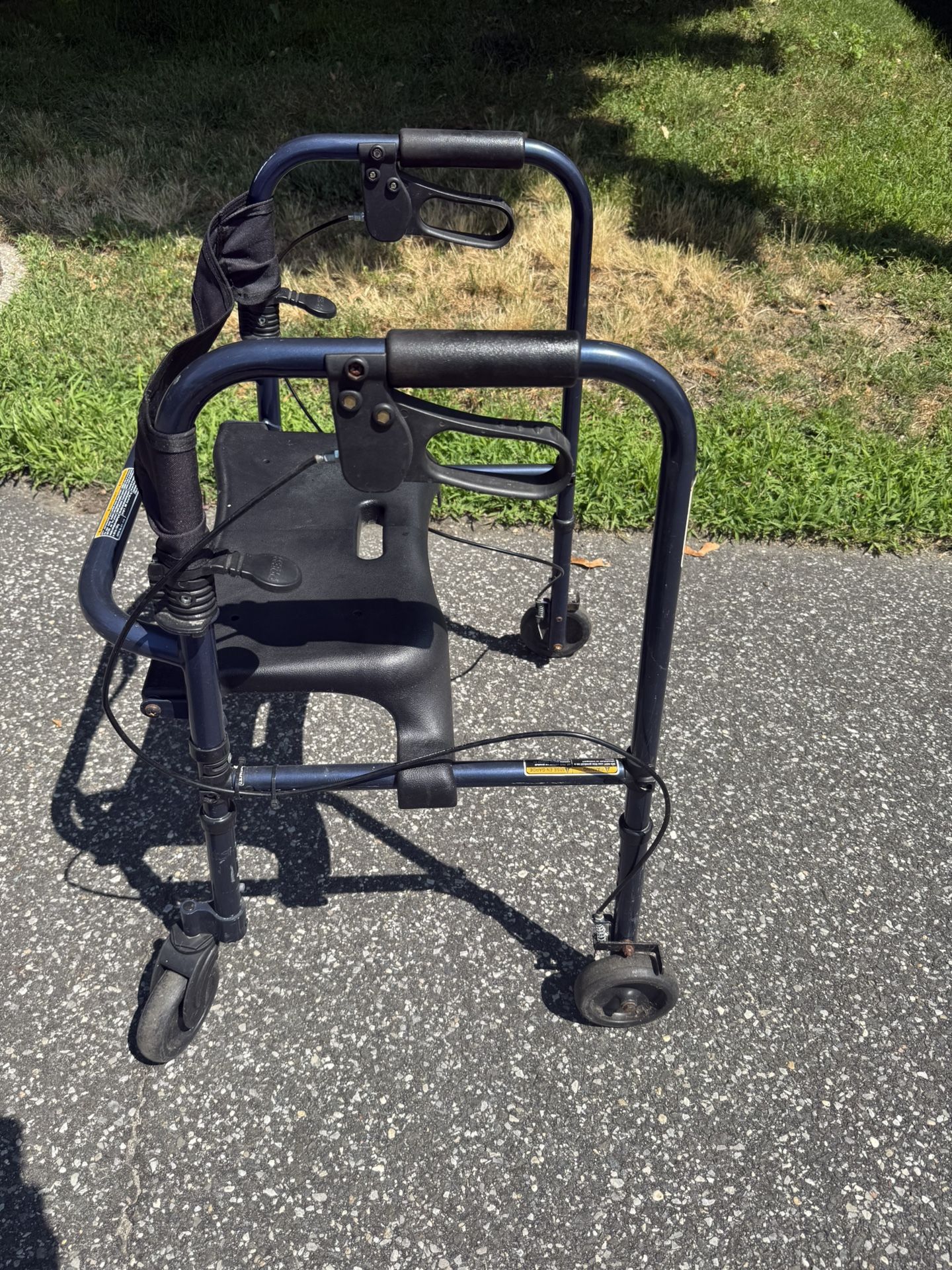 Wheel Walker With Seat And Brake