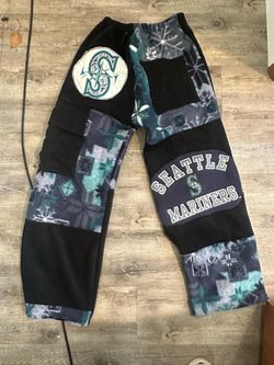 Seattle Mariners patchwork pants