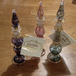 Vintage beautiful perfume bottles