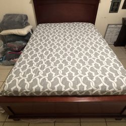 Full Bed Frame W/ Mattress