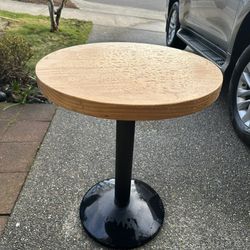 Solid Wood Round Table – 24” Diameter – Great for Café or Home