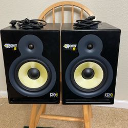 KRK Systems Rokit Powered 8  Pair Monitors Studio Speakers