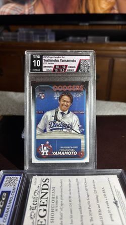 2024 Topps Yoshinobu Yamamoto Short Print Image Variation Rookie Gem Mint 10