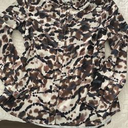 Leopard Shirt Size L Brand New 