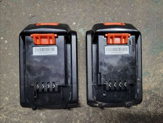 (FOR PARTS!!) BLACK+DECKER 20V MAX Lithium-Ion Batteries (2-Pack)