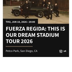 FUERZA REGIDA: THIS IS OUR DREAM STADIUM TOUR 
