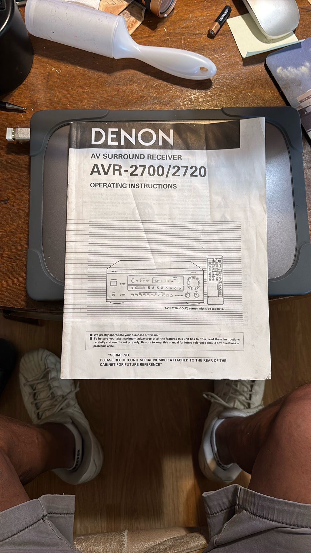 Denon AVR 2700/2720 Operating Manual