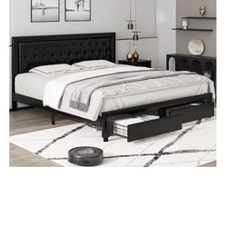 Leather Queen Bed Frame