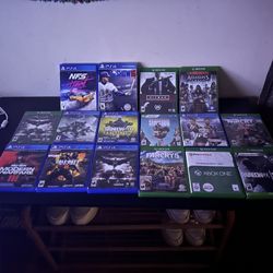 PS4 And Ps5 games some Are Used And Some Are Brand New.