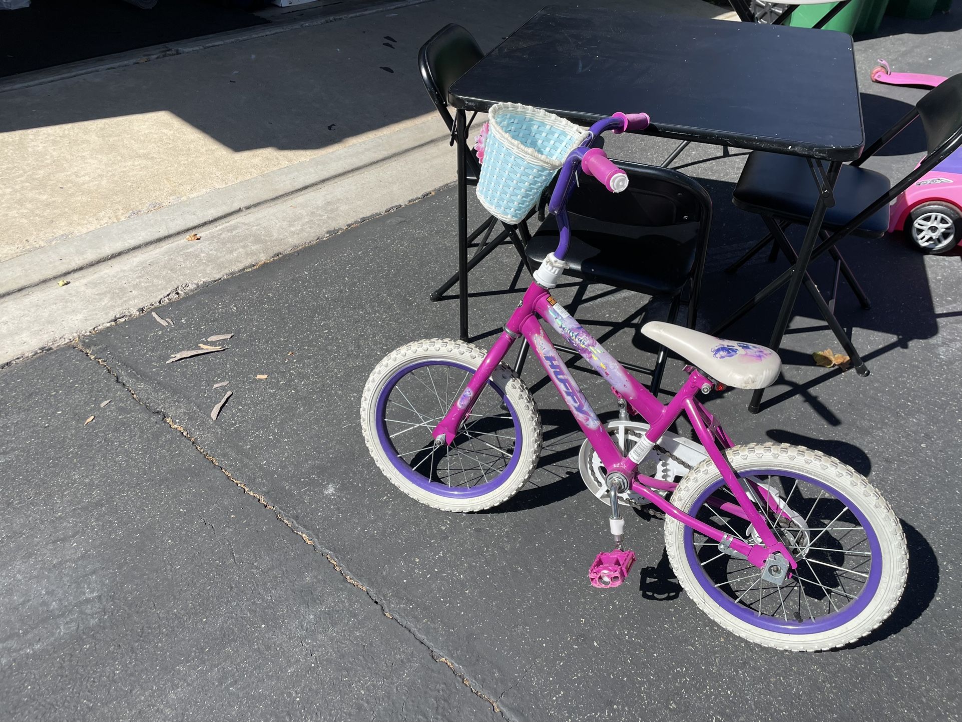 Girls Bike With Basket