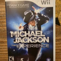 Wii Michael Jackson The Experience.  Complete With Manual.  Check Out My Other Listings For More Wii Games 