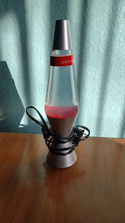 Lava Lamp NEW 14.5 inch (Clear/Red)