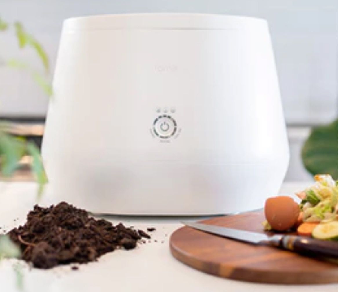 Lomi Compost By Pela Lomi turns your food waste into odorless, organic dirt... instead of sending it to landfills.