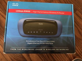 Linksys E3000 High Performance Wireless-N Router