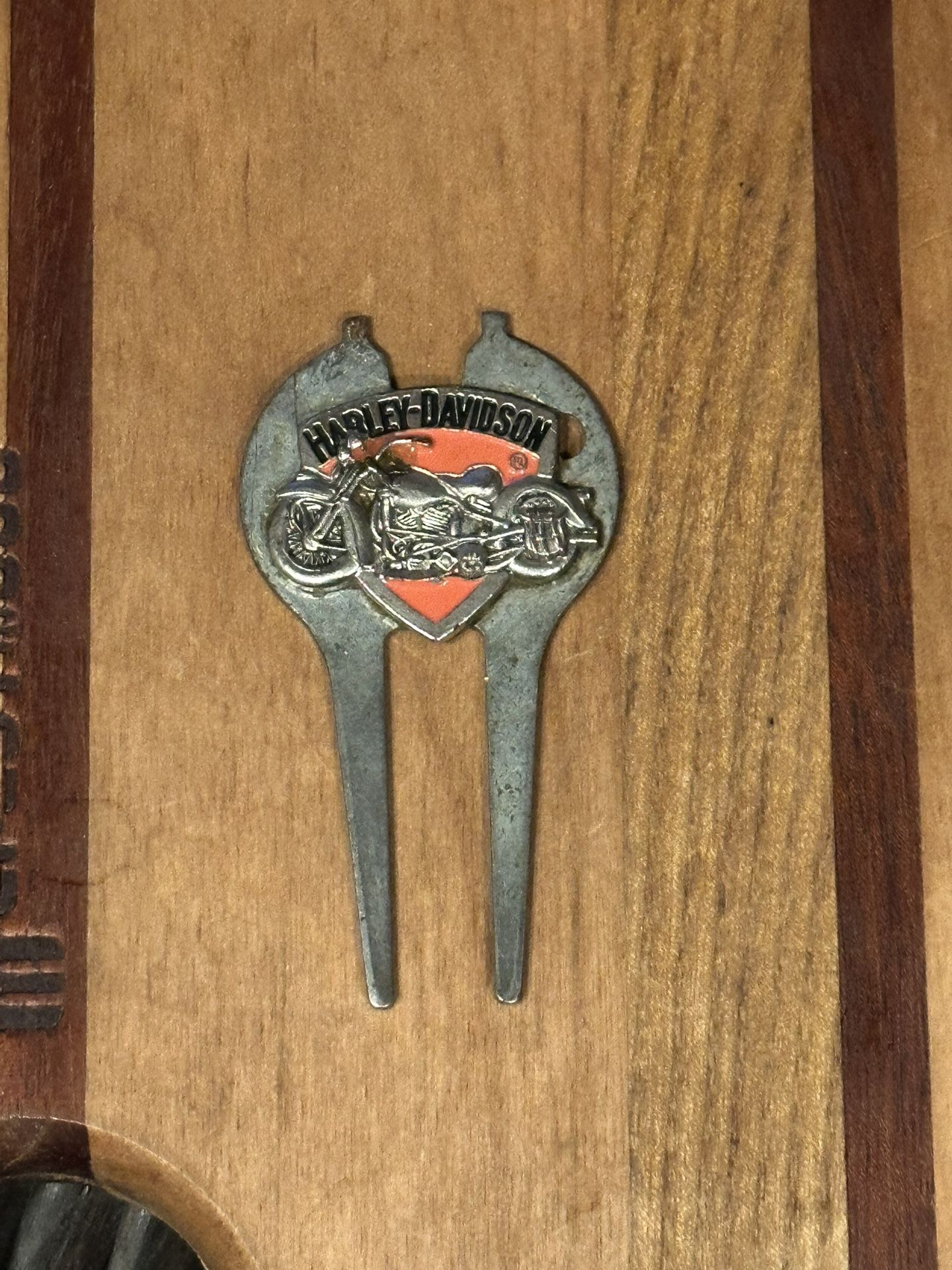 Vintage Harley Davidson Golf Ball Marker And Divot Tool