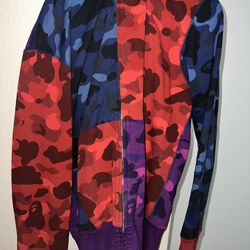 CRAZY BAPE DOUBLE SHARK HOODIE