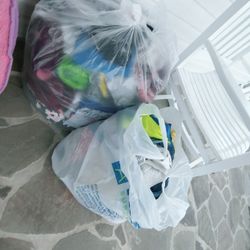4 Bags Of Kids, Women's And Men's Clothes