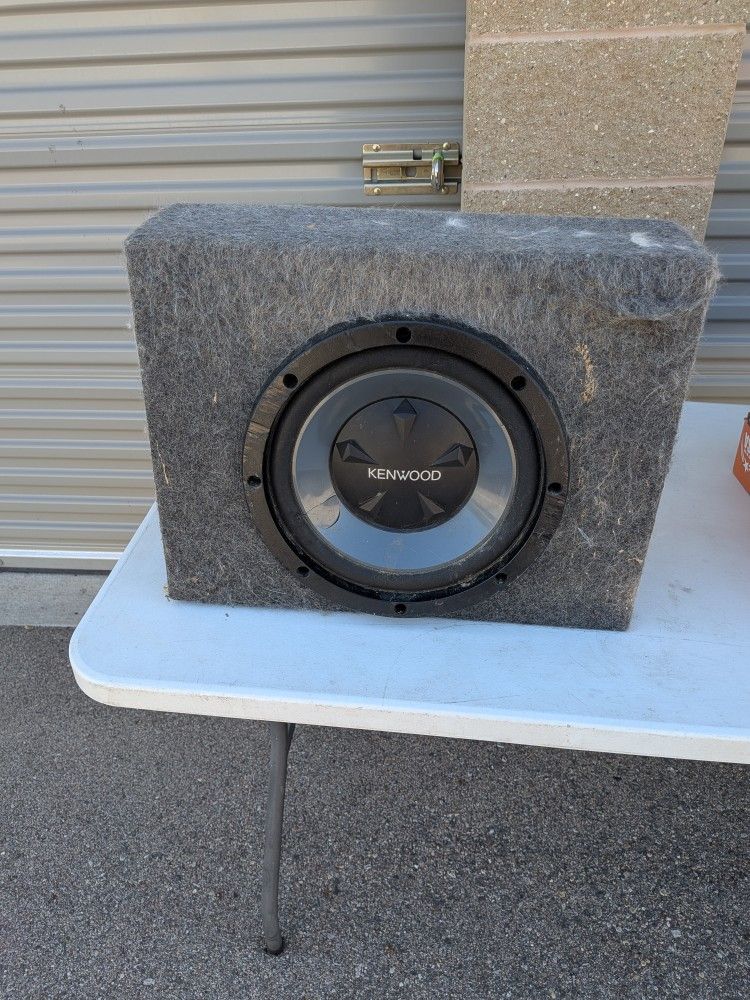 Kenwood KFC-W112S 12-inch subwoofer Speaker And Box