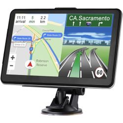 2025 New 7 inch Truckers Trucking GPS Navigation System,with Spoken Turn-by-Turn Directions and Speed ​​Camera Warning,Free Lifetime Maps Update of US